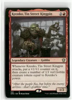 Krenko, Tin Street Kingpin - Commander Dominaria United MTG NM - Image 1