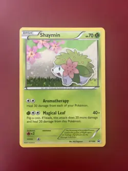 Shaymin XY188 XY Black Star Promo Pokemon Card Holo - Image 1