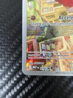 Pokemon Riolu #010 Mega Evolution ETB Promo Illustration Rare Full Art Holo - Image 2