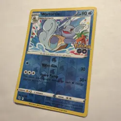 Wartortle 016/078 Uncommon Pokemon GO Pokemon Reverse Holo - Image 5