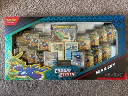 Pokemon TCG Crown Zenith Sea and Sky Premium Collection Box New Sealed - Image 1