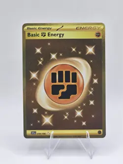 Pokemon TCG Basic Fighting Energy 258/198 SV01 Hyper Rare Holo - Image 1