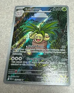 Pokemon Exeggutor illustration rare Trading Card Holo Rare 135/132 - Image 2