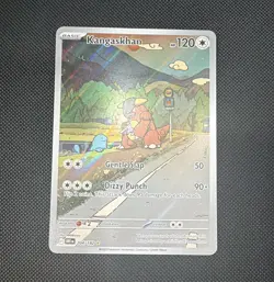 Pokemon Company Kangaskhan 204/182 SV10 Destined Rivals IR Full Art Holo ENG - Image 1