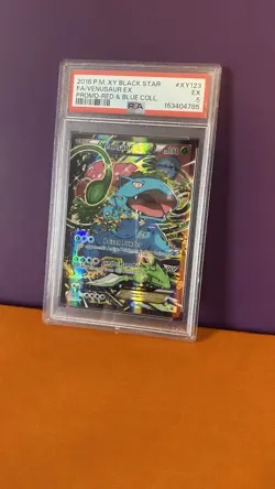 VENUSAUR EX XY123 PSA 5 RED & BLUE COLLECTION PROMO POKEMON CARD ENGLISH - Image 1