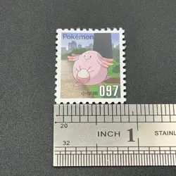 Chansey Pokemon Stamp Card Shogakukan Nintendo Japanese TCG Vintage S113-18 - Image 4
