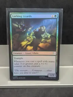 Lurking Lizards FOIL X1 NM Marvel's Spider Man MTG - Image 1