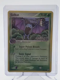 Pokemon TCG Golbat EX Delta Species 43/113 Reverse Holo Uncommon - Image 1