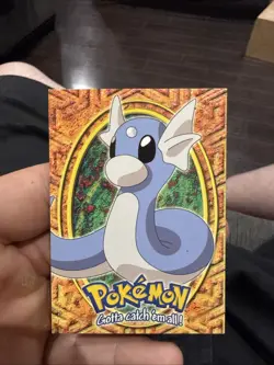 Dratini E10 of 12 - Blac LOGO - NON-HOLO - SERIES 1 - TOPPS Pokemon Card - NM/LP - Image 1