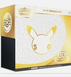 Pokemon TCG 30th Anniversary Celebrations ETB Elite Trainer Box PRESALE Sealed - Image 1