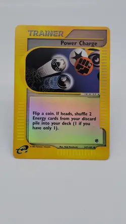 POWER CHARGE TRAINER 141/165 REVERSE HOLO Expedition 2007 POKEMON TCG - Image 1