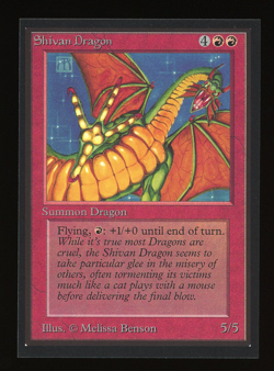 Shivan Dragon - MTG International Collectors' Edition (CE/IE) - RareCo - Image 1