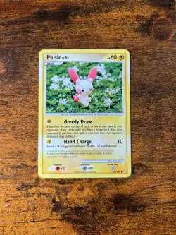 Pokemon Supreme Victors Uncommon Card Plusle 76/147 Card Yuka Morii - NM - Image 1