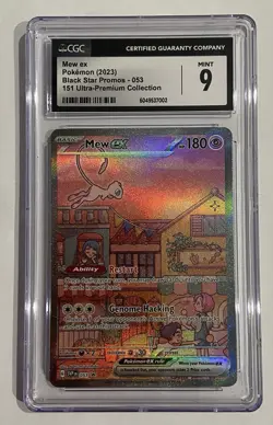 Pokemon TCG Mew ex 053 Sv Scarlet & Violet Promo Holo ENG 2023 CGC 9 - Image 1