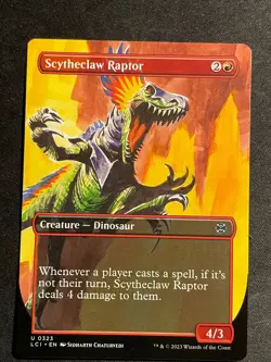 MTG Scytheclaw Raptor (Borderless), NM-Mint, (LCI #0323) Regular - Image 1