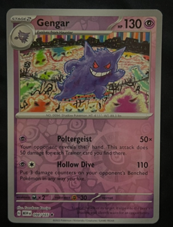Pokemon TCG Gengar Reverse Holo SV Scarlet & Violet 151 Card 094/165 NM Pck Frsh - Image 1