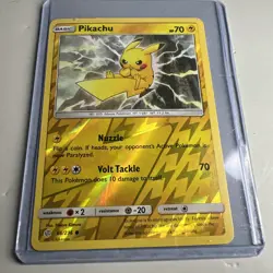 Pikachu Pokemon Sun & Moon Reverse Holo - Cosmic Eclipse 66/236 NM - Image 1