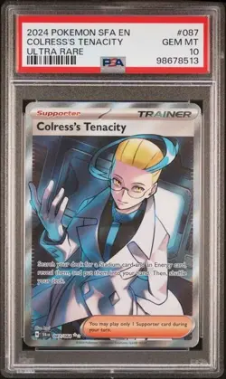 2024 COLRESS'S TENACITY 087/064 POKEMON SHROUDED FABLE ULTRA RARE PSA10 GEM MINT - Image 1