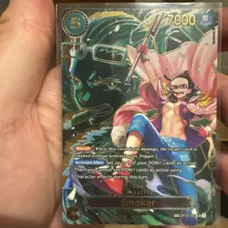 One Piece TCG Smoker OP10-030 SP Alt Art Carrying On His Will English NM - Image 1