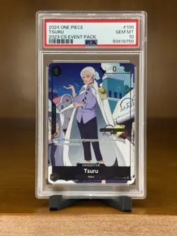 One Piece Tsuru 2023 Cs Event Pack Psa 10 - Image 1