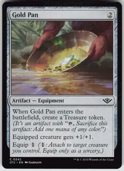MTG Gold Pan 242 Outlaws of Thunder Junction C Normal NM - Image 1