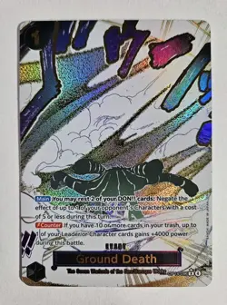 Ground Death OP14-096 Alt Art One Piece TCG Azures Sea’s Seven - English NM - Image 1