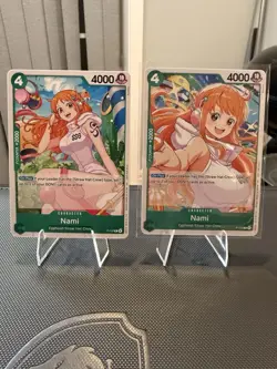One Piece Card Game P-102 Nami Promo English 2 Card Lot SALE NM - Image 1