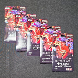 One Piece Op16-The Time Of Battle. Sealed Sleeved Booster Packs Lot Of 5 - Image 1