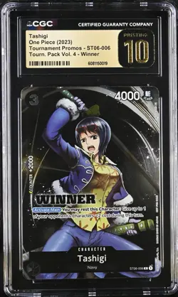 One Piece English Tashigi ST06-006 2023 Tournament Promos Tournament Pack Vol. 4 - Image 1
