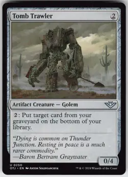 MTG Tomb Trawler 250 Outlaws of Thunder Junction U Normal NM - Image 1