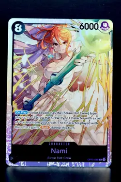 One Piece TCG Nami OP15-086 SR Adventure on Kami's Island Foil - English - Image 1