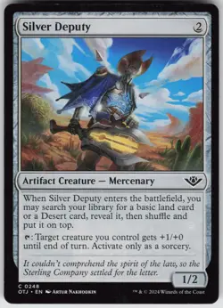 MTG Silver Deputy 248 Outlaws of Thunder Junction C Normal NM - Image 1