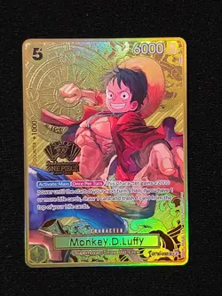 Monkey D. Luffy ST13-015 SR 2nd ANNIVERSARY SET Japanese ONE PIECE Card Game NM - Image 1