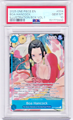 2025 ONE PIECE PROMOS ILLUSTRATION BOX VOL.1 #004 BOA HANCOCK PSA 10 - Image 1