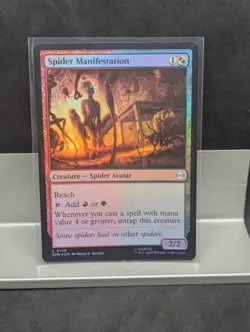 Spider Manifestation FOIL X1 NM Marvel's Spider Man MTG - Image 1