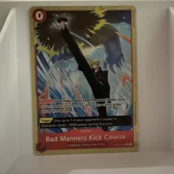 Bad Manners Kick Course (Alternate Art) OP04-016 Premium Booster -The Best2 - Image 1