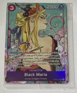 Bandai One Piece CCG Black Maria OP08-074 Two Legends Alt Art Foil SR Sealed - Image 1