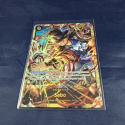 One Piece CCG Sabo Carrying on His Will Secret Rare Foil ENG OP13-120 - Image 1