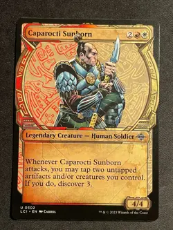 MTG Caparocti Sunborn (Showcase), NM-Mint, (LCI #0302) Regular - Image 1