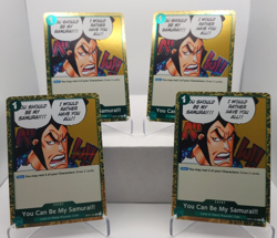 You Can Be My Samuai Playset OP01-055 x4 - PRB02 Pirate Foil Reprint - One Piece - Image 1