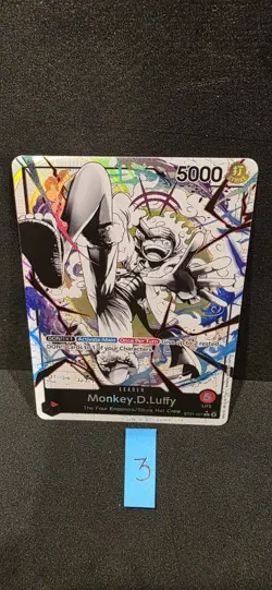 Monkey.D.Luffy (001) (Parallel) - Starter Deck EX: Gear 5 (ST-21) - Image 1