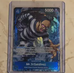 Bandai One Piece CCG Wings of the Captain Mr.3 Galdino OP16-056 Alt Art - Image 1