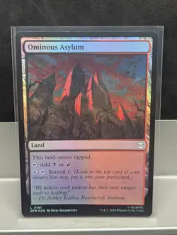 Omnious Asylum FOIL X1 NM Marvel's Spider Man MTG - Image 1
