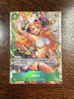 One Piece CCG Nami OP14-031 Secret Rare Alt Art - Image 1