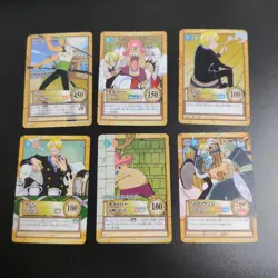 One Piece Carddass Hyper Battle 6 Card Lot Zoro Sanji Chopper Japan - Image 1