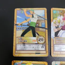 One Piece Carddass Hyper Battle 6 Card Lot Zoro Sanji Chopper Japan - Image 2