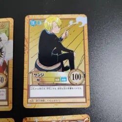 One Piece Carddass Hyper Battle 6 Card Lot Zoro Sanji Chopper Japan - Image 4