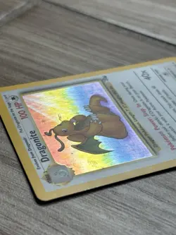 Dragonite 4/62 Fossil Holo Rare 1999 WOTC Pokemon Card Vintage Trading Card - Image 4