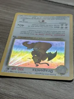 Dragonite 4/62 Fossil Holo Rare 1999 WOTC Pokemon Card Vintage Trading Card - Image 5