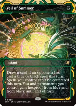 MTG - [SOA - 60 Foil] Veil of Summer - Secrets of Strixhaven: Mystical Archive - Image 1